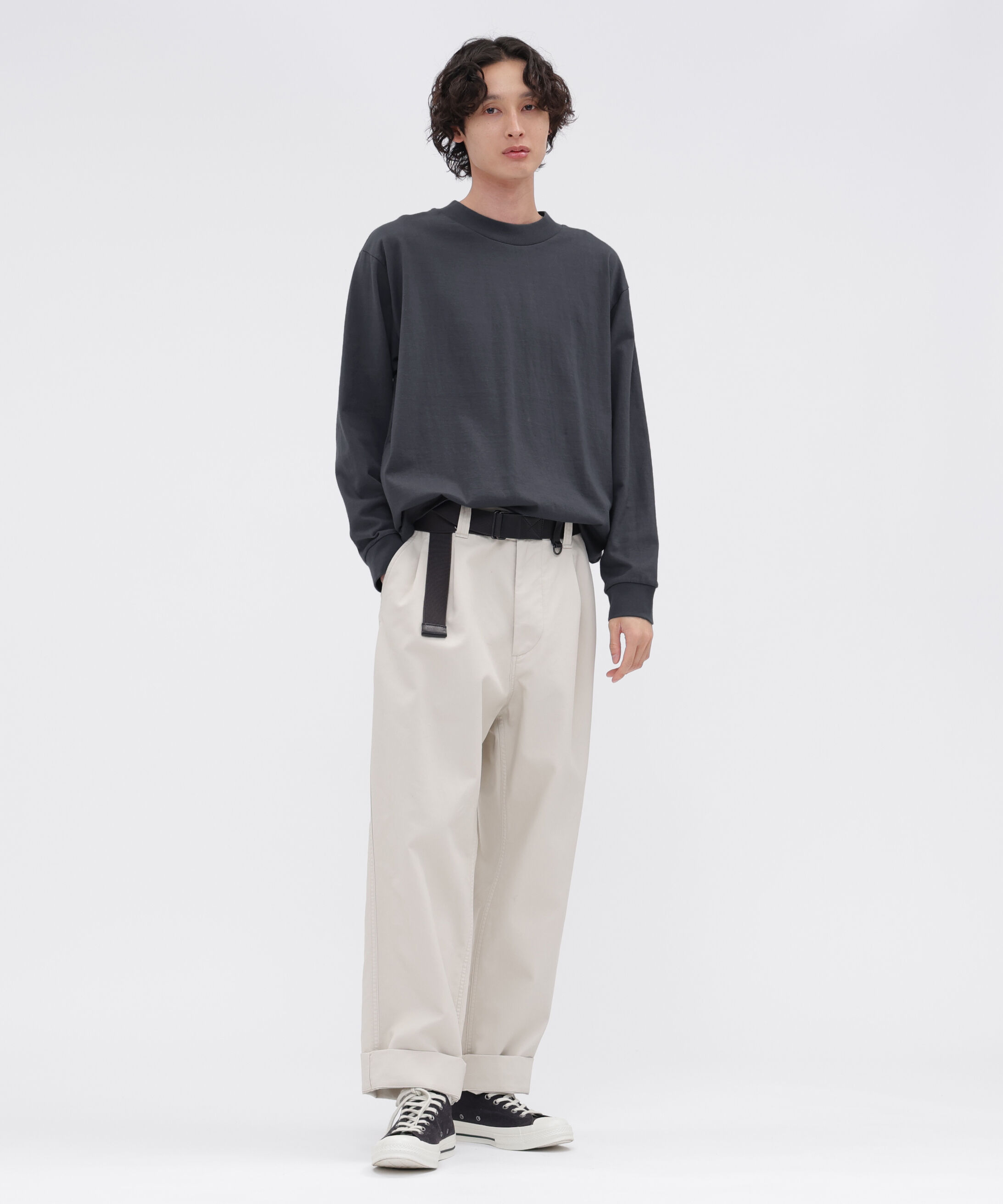 MHL.「MATTE COTTON JERSEY TOP」|Tシャツ・カットソー|