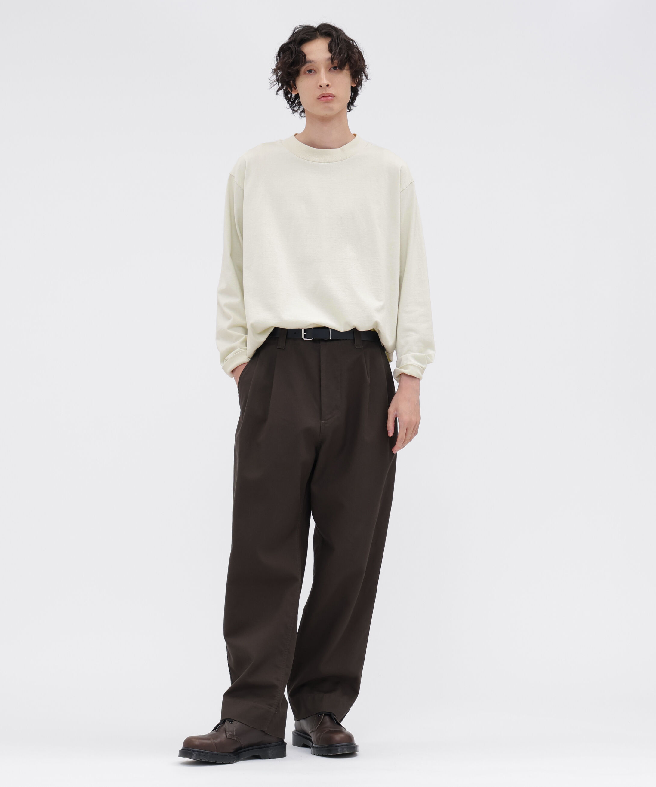 MHL.「MATTE COTTON JERSEY TOP」|Tシャツ・カットソー|