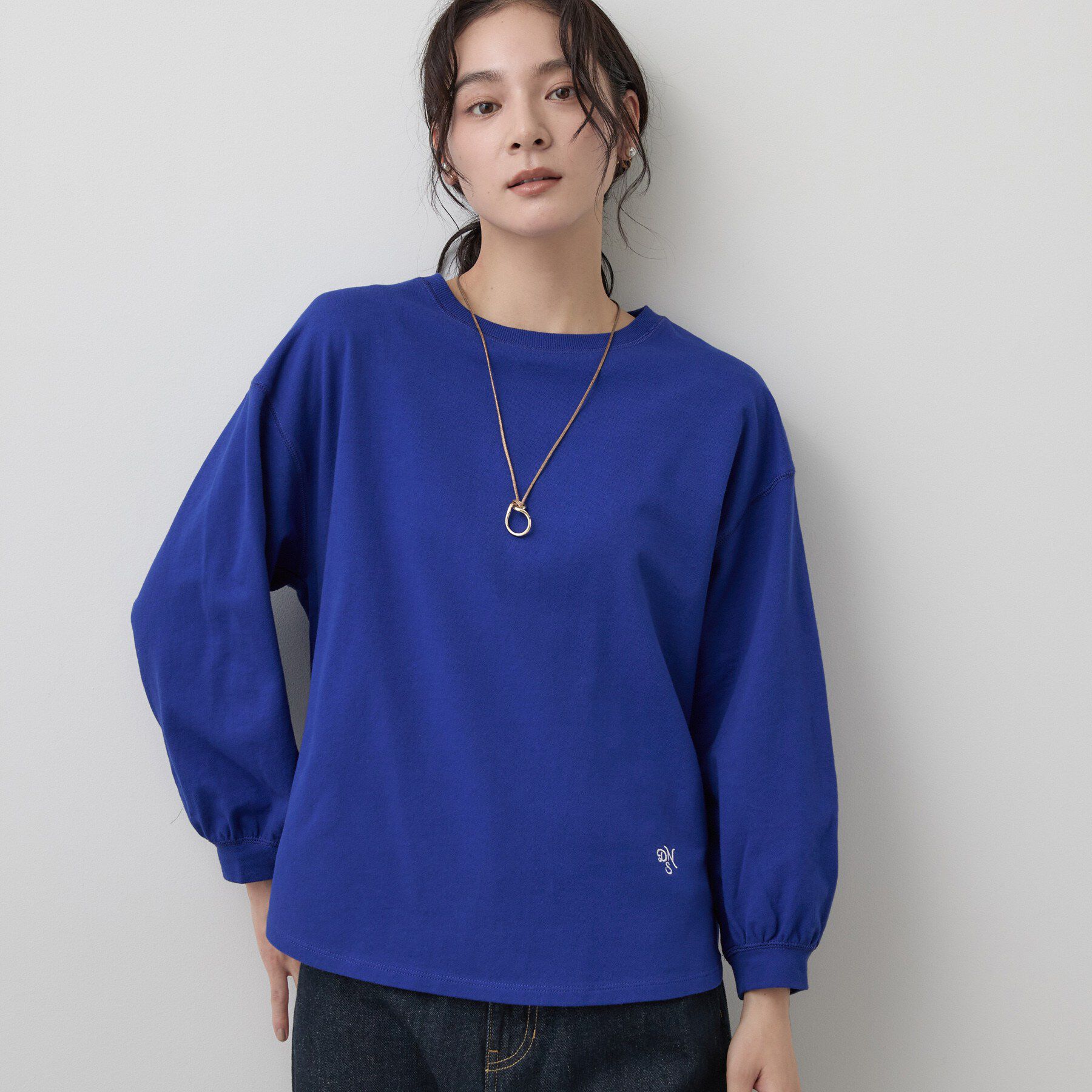 Dessin「【洗える/7色展開/XS-L】バックヘンリーミニ裏毛 長袖」|Tシャツ・カットソー|