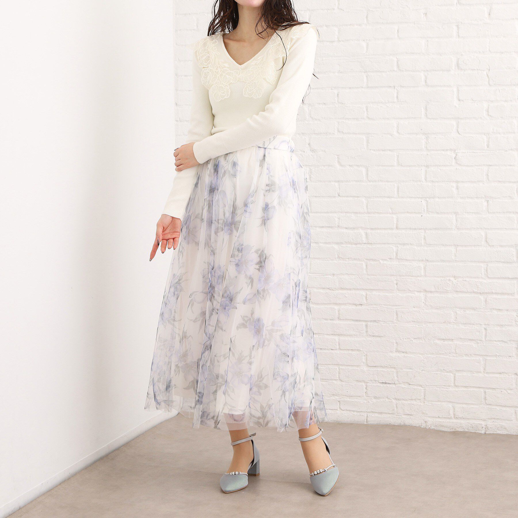 ESPERANZA「ジュエルセパレートパンプス」|パンプス|
