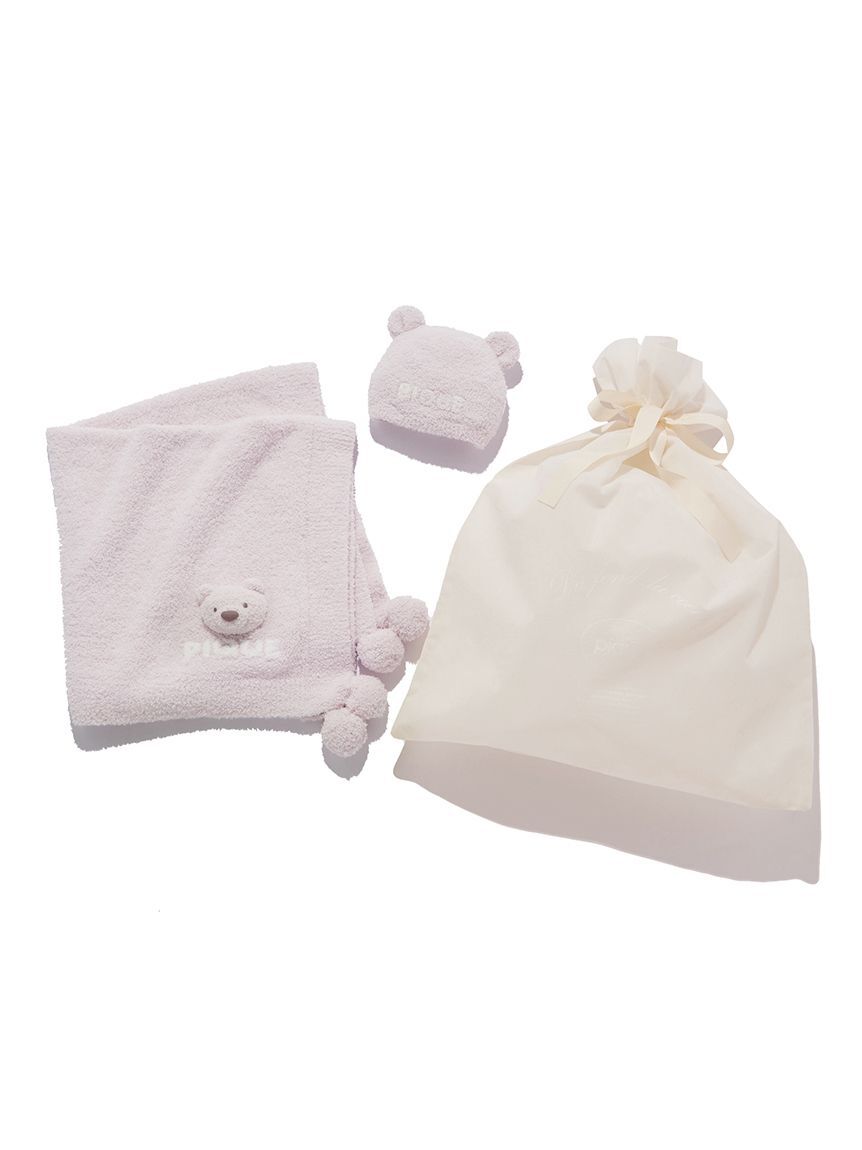 GELATO PIQUE KIDS & BABY「【ラッピング済み】【BABY】パウダーベアブランケット＆キャップSET」|その他ベビー用品|