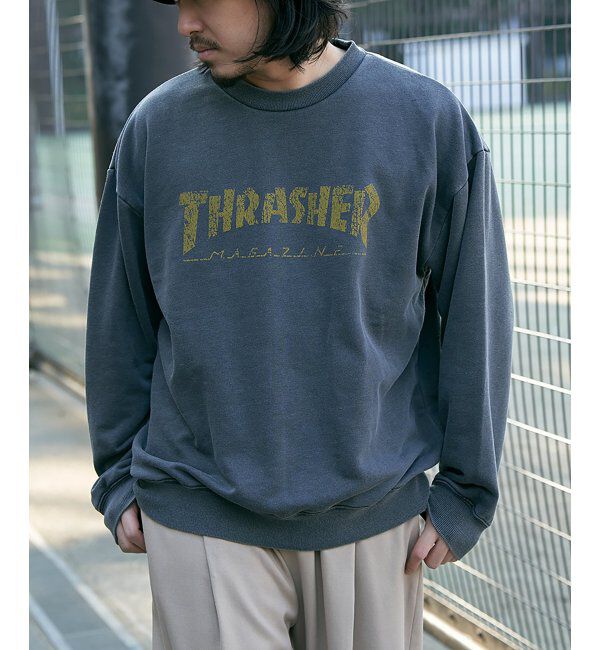 VENCE share style「THRASHER スラッシャー ピグメントスウェット」|スウェット・ジャージ|