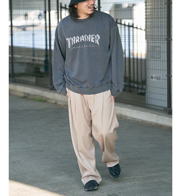 VENCE share style「THRASHER スラッシャー ピグメントスウェット」|スウェット・ジャージ|