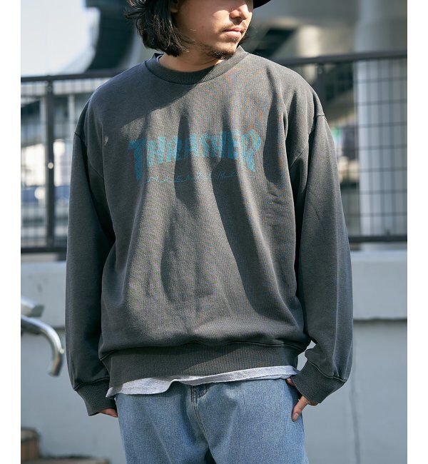VENCE share style「THRASHER スラッシャー ピグメントスウェット」|スウェット・ジャージ|