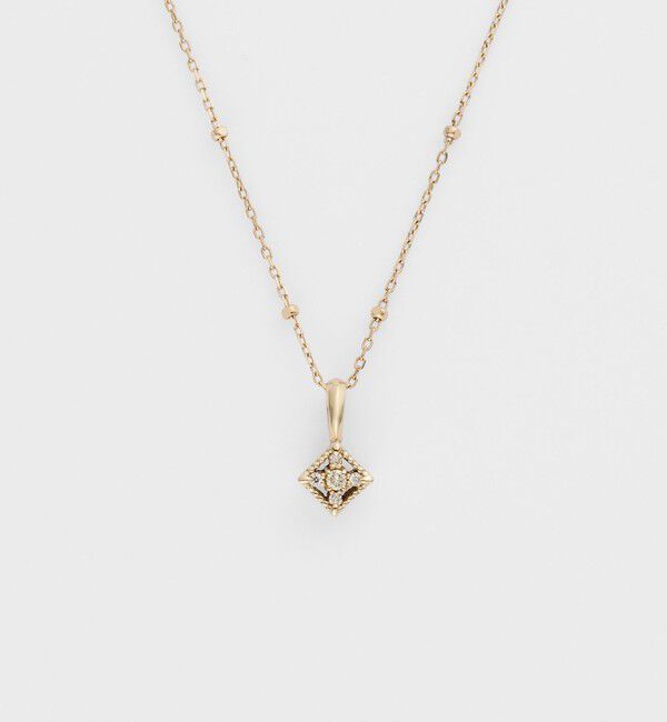 agete「K10ダイヤモンドチャーム（0.03ct）」|チャーム・キーホルダー|
