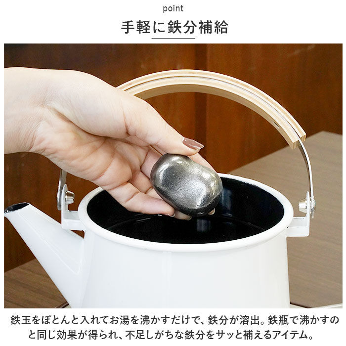 BACKYARD FAMILY「南部鉄器 鉄玉 通販 鉄玉子 鉄たまご 鉄分 鉄分補給 炊飯器 おしゃれ かわいい 池永鉄工 白湯」|食器・キッチングッズ|