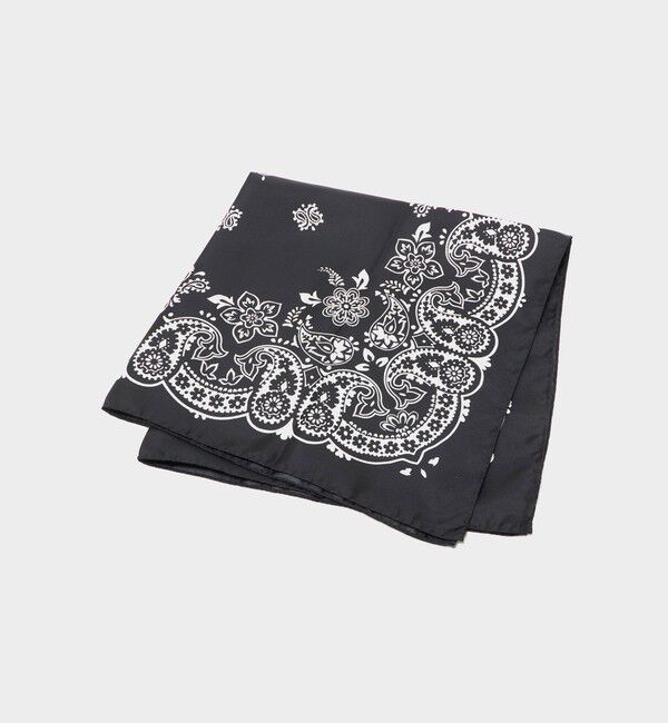 ODETTE E ODILE「＜AULENTTI＞ BANDANAScarf64」|バンダナ・スカーフ|BLACK