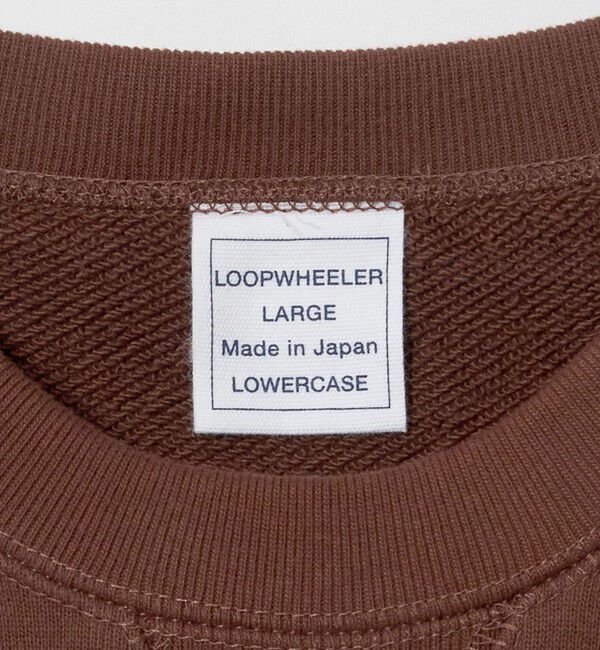 UNITED ARROWS「＜LOOPWHEELER x LOWERCASE for UNITED ARROWS＞ クルーネック スウェット」|スウェット・ジャージ|