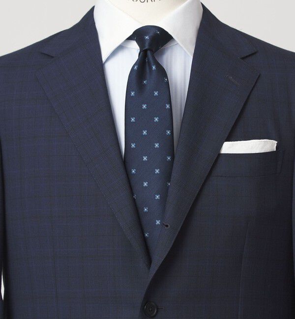 UNITED ARROWS green label relaxing「GLR ポリエステル ウォッシャブル コモン1 ネクタイ」|ネクタイ・蝶ネクタイ|NAVY