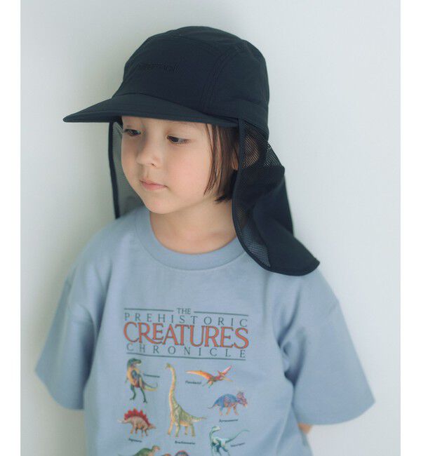 UNITED ARROWS green label relaxing「＜Marmot＞リップストップ サンシェードジェット キャップ / キッズ  」|キャップ・キャスケット|BLACK