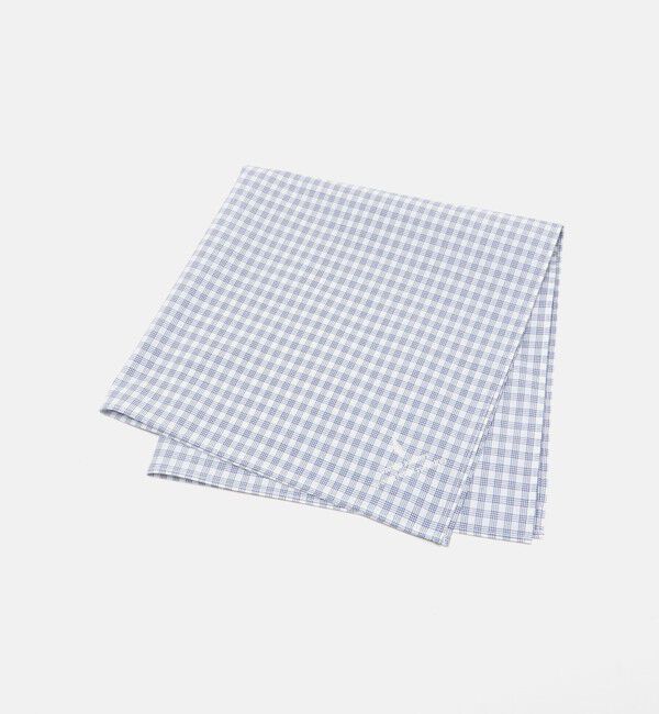 UNITED ARROWS green label relaxing「GLR ファイン エンブロイダリー 刺しゅう ハンカチ」|ハンカチ|COBALT