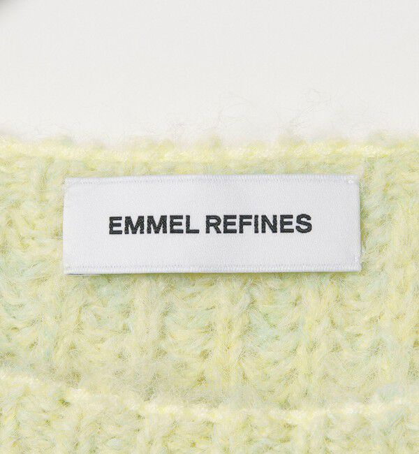 EMMEL REFINES「＜EMMEL REFINES＞EM HW バックリボン パフスリーブ ニットプルオーバー」|ニット・セーター|