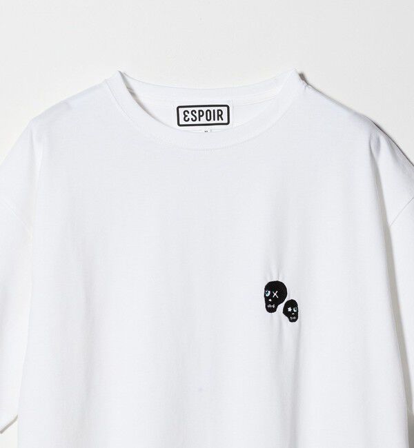 BEAUTY&YOUTH UNITED ARROWS「＜ESPOIR＞SKULL EMB Tシャツ」|Tシャツ・カットソー|