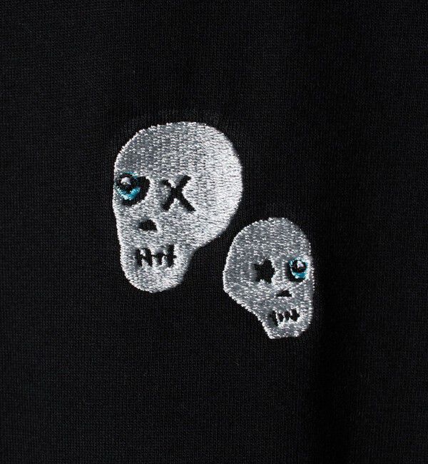BEAUTY&YOUTH UNITED ARROWS「＜ESPOIR＞SKULL EMB Tシャツ」|Tシャツ・カットソー|