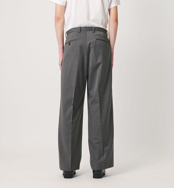BEAUTY&YOUTH UNITED ARROWS「ピンストライプ ワイド ストレート スラックス NO.10」|チノ|