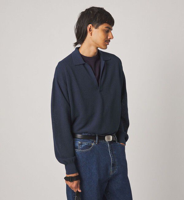 STEVEN ALAN「＜Steven Alan＞ カノコ ニット スキッパー」|ニット・セーター|