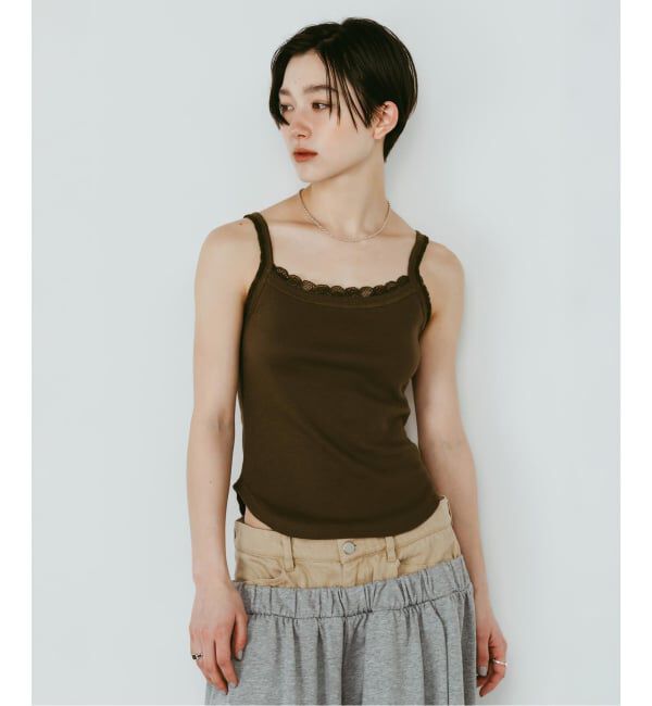 JOINT WORKS「Knuth Marf / クヌースマーフ lace detail camisole」|キャミソール|