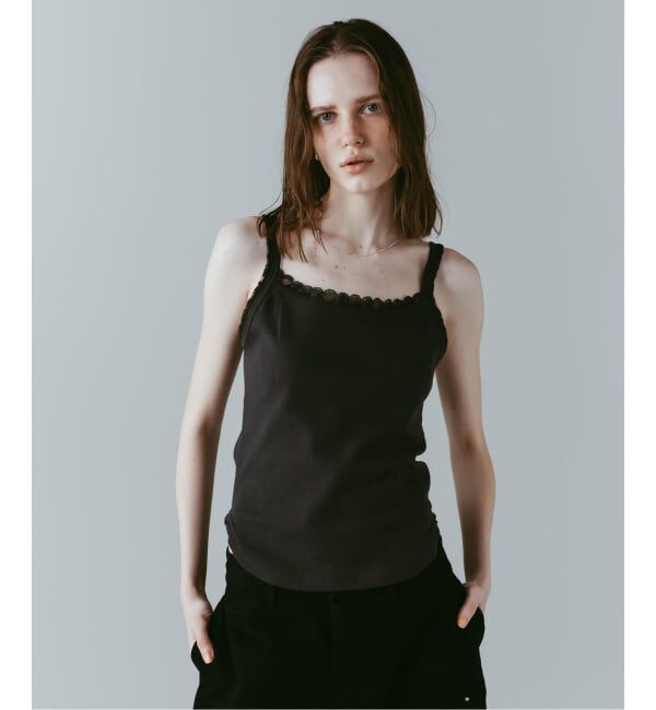 JOINT WORKS「Knuth Marf / クヌースマーフ lace detail camisole」|キャミソール|グレー
