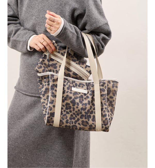 IENA「《洗濯機洗い可》qbag paris/キューバッグ パリ 別注NEST ZIP S バッグ」|トートバッグ|