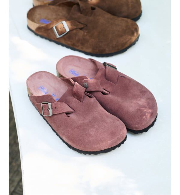 SLOBE IENA「《WEB限定サイズあり》BIRKENSTOCK/ビルケンシュトック Boston」|スリッポン|パープル