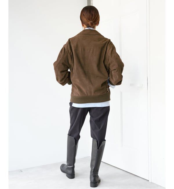 IENA「CINQUANTA/チンクアンタ 別注SWEDISH MILITARY TYPE BLOUSON ブルゾン R-530」|ライダースジャケット|