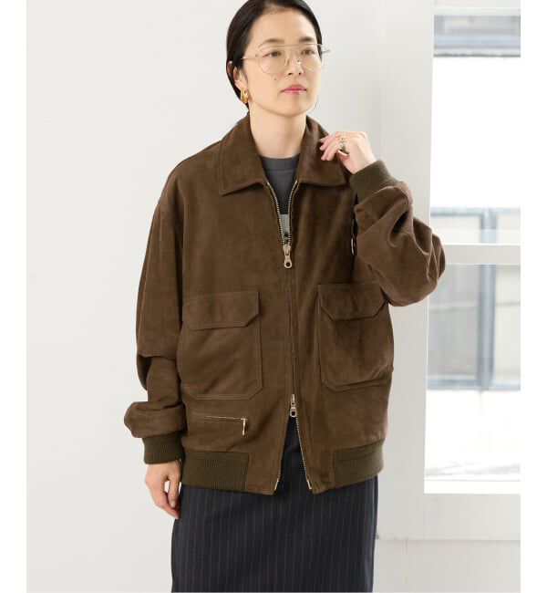 IENA「CINQUANTA/チンクアンタ 別注SWEDISH MILITARY TYPE BLOUSON ブルゾン R-530」|ライダースジャケット|
