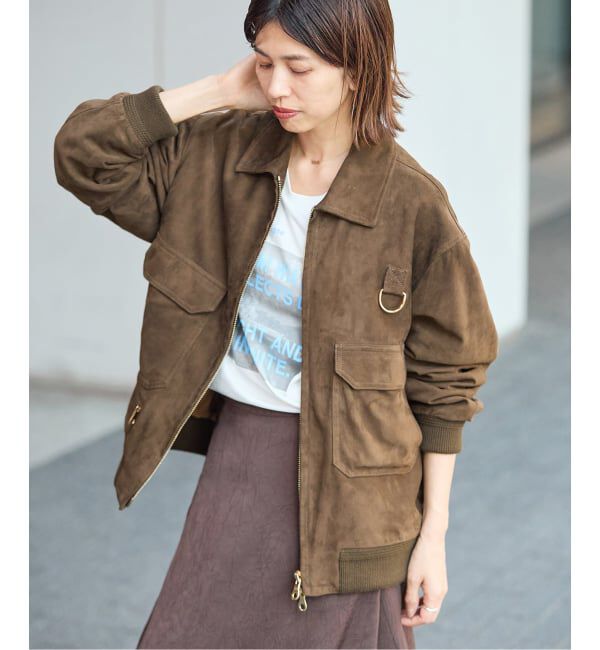 IENA「CINQUANTA/チンクアンタ 別注SWEDISH MILITARY TYPE BLOUSON ブルゾン R-530」|ライダースジャケット|