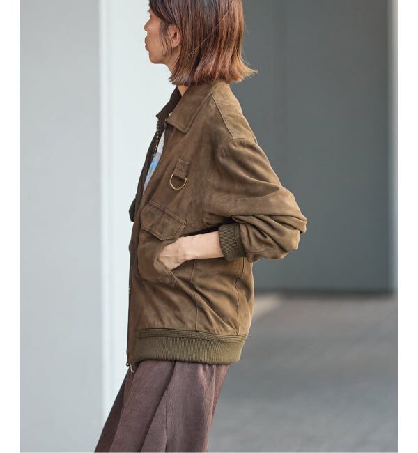 IENA「CINQUANTA/チンクアンタ 別注SWEDISH MILITARY TYPE BLOUSON ブルゾン R-530」|ライダースジャケット|