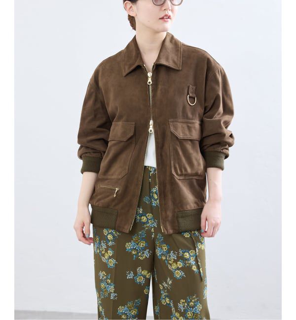 IENA「CINQUANTA/チンクアンタ 別注SWEDISH MILITARY TYPE BLOUSON ブルゾン R-530」|ライダースジャケット|