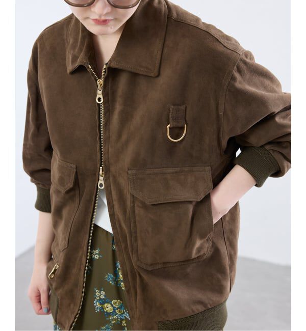 IENA「CINQUANTA/チンクアンタ 別注SWEDISH MILITARY TYPE BLOUSON ブルゾン R-530」|ライダースジャケット|