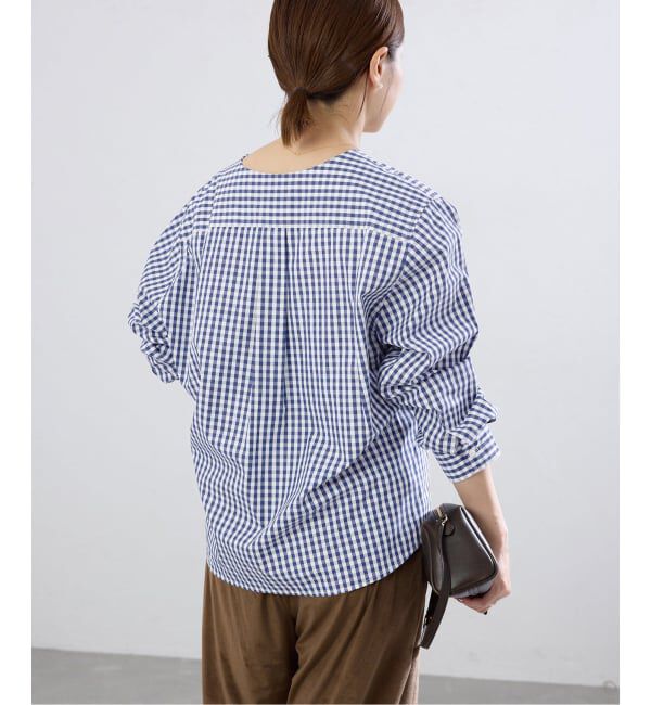 IENA「《新色/追加》MA/RE/マレ カシュクールシャツ SIGNITURE SH」|シャツ・ブラウス|