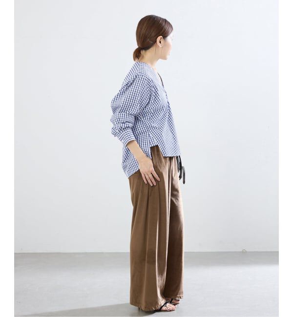 IENA「《新色/追加》MA/RE/マレ カシュクールシャツ SIGNITURE SH」|シャツ・ブラウス|