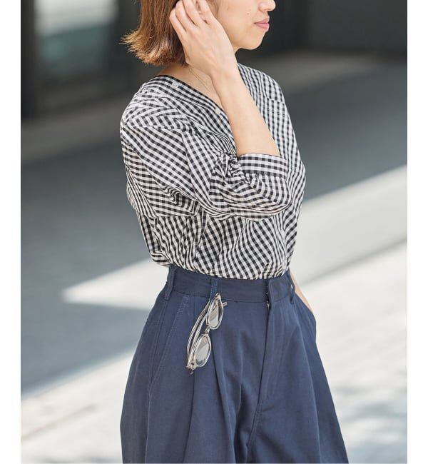 IENA「《新色/追加》MA/RE/マレ カシュクールシャツ SIGNITURE SH」|シャツ・ブラウス|