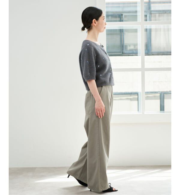 IENA「ハイツイストコットンワイドパンツ」|その他|