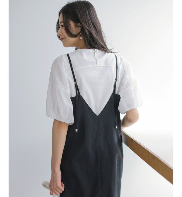 組曲「【WEB限定】コットンポンチ チュールコンビ カットソー」|Tシャツ・カットソー|
