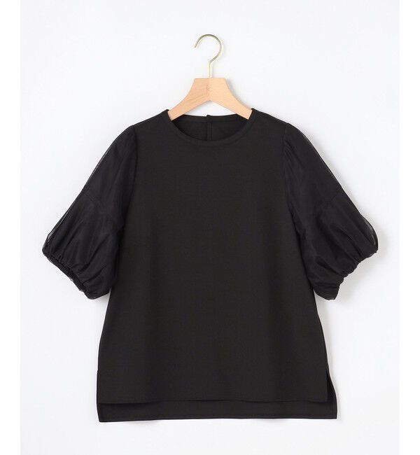 組曲「【WEB限定】コットンポンチ チュールコンビ カットソー」|Tシャツ・カットソー|