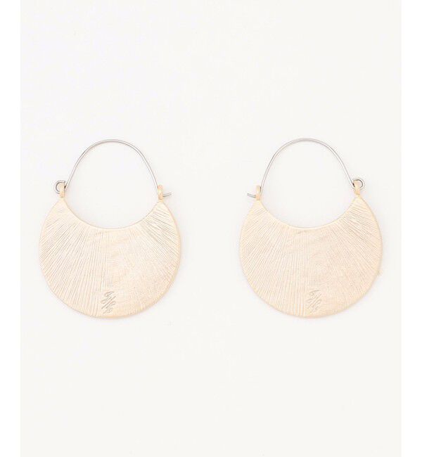 自由区「【SHIHOさん着用・大ぶり】スワール ピアス」|ネックレス|