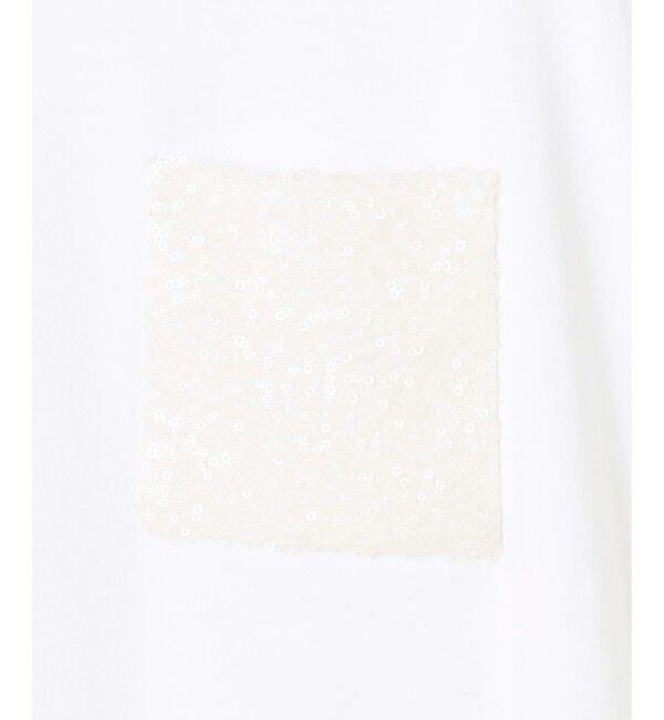 自由区「【色違いで揃える方多数・着回し力抜群】スパングルポケットＴシャツ」|Tシャツ・カットソー|