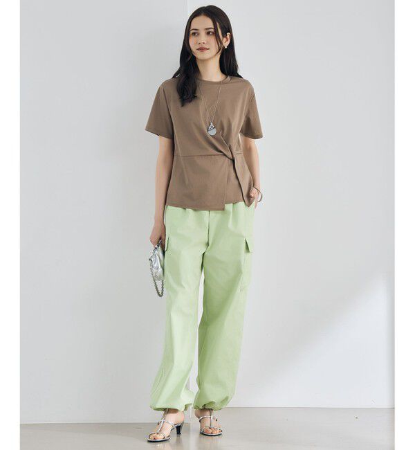 自由区「ツイストディテール Tシャツ」|Tシャツ・カットソー|