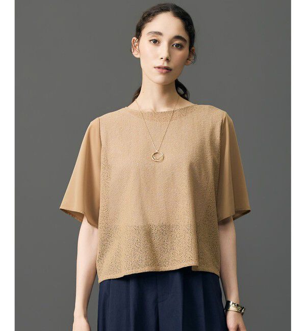 自由区「テクスチャージャージーレーシー カットソー」|Tシャツ・カットソー|ｻﾝﾀﾝﾌﾞ