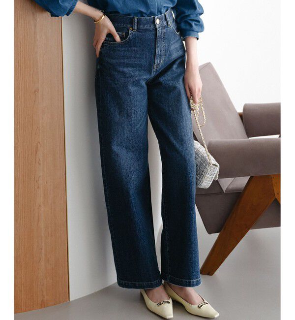 23区「【見上愛さん・滝沢眞規子さん着用/VERY・Oggi掲載】23区DENIM ストレッチ ワイドパンツ」|デニム|ｳｫｯｼｭﾄ