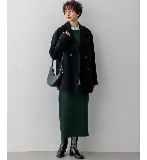 23区「【洗える】カシミヤブレンド Iライン ニットスカート」|スカート|