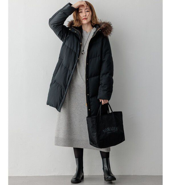 23区「【洗える】カシミヤブレンド ニットワンピース」|ワンピース|