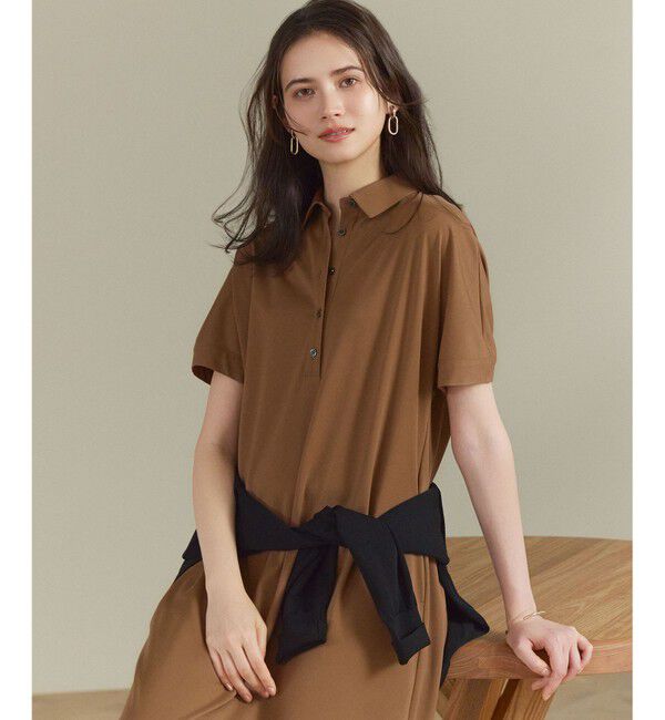23区「【SLOW/一部店舗限定】ファンクショナル ポロ ワンピース」|ワンピース|