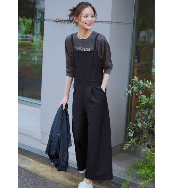 ANY SIS「【洗える】ジョーゼットロゴＴ ブラウス」|Tシャツ・カットソー|