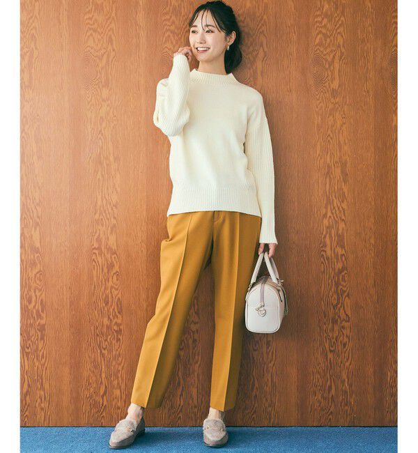any SiS「【洗える】サイドケーブルアンゴラブレンド ニット」|ニット・セーター|