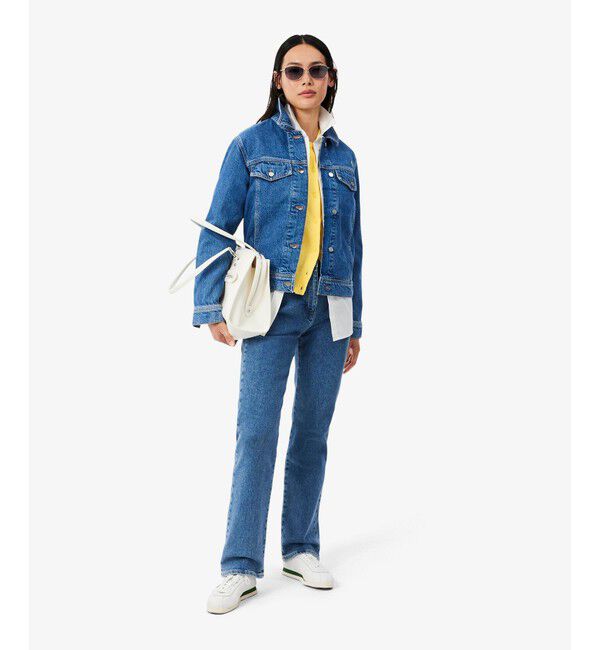LACOSTE「シームレス3Dニットカーディガン」|カーディガン|