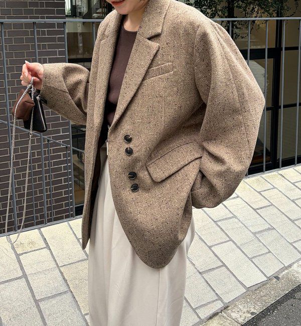  「ネップツイードジャケットコート」|その他|