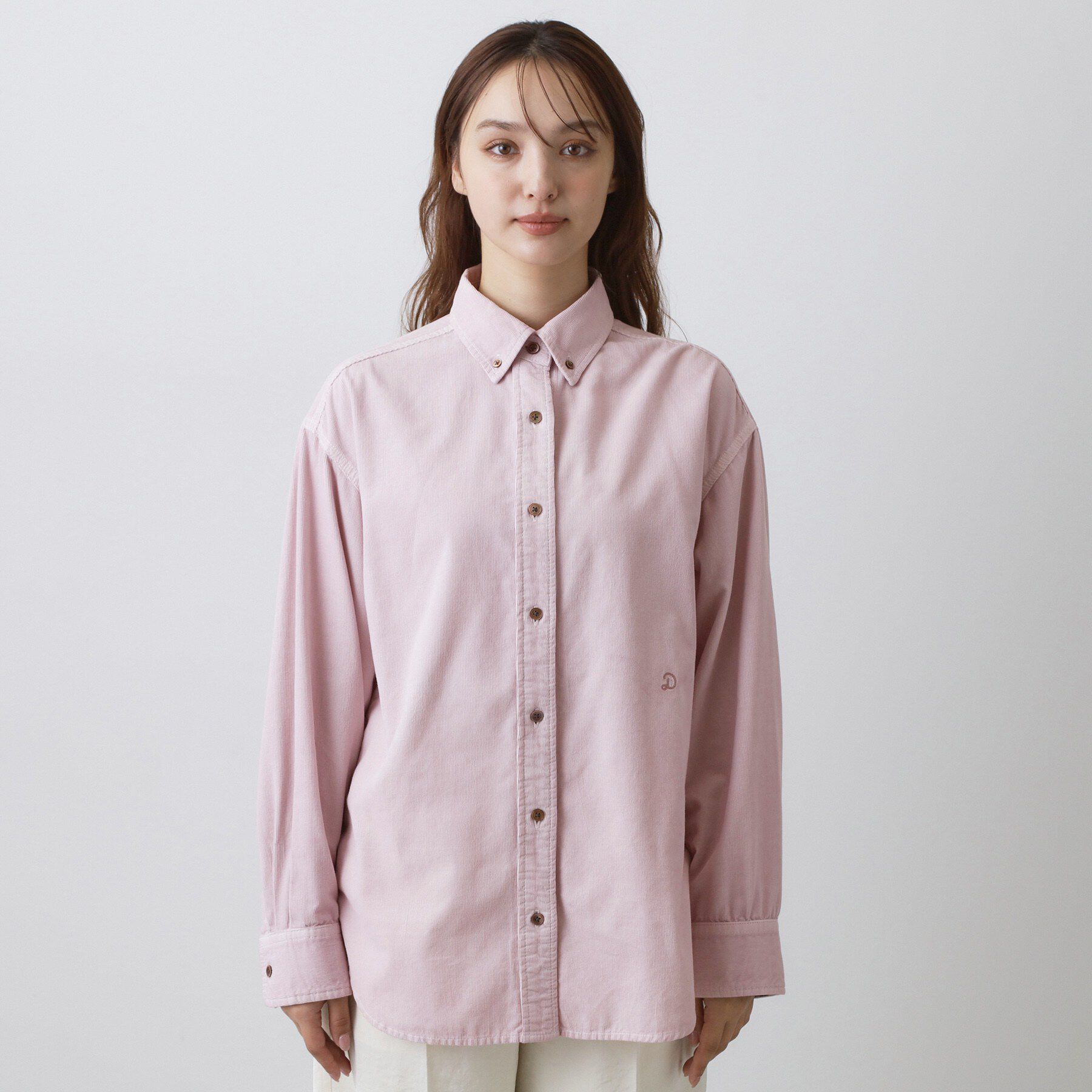 DRESSTERIOR「【軽やかな着心地】コーデュロイ オーバーサイズシャツ」|シャツ・ブラウス|