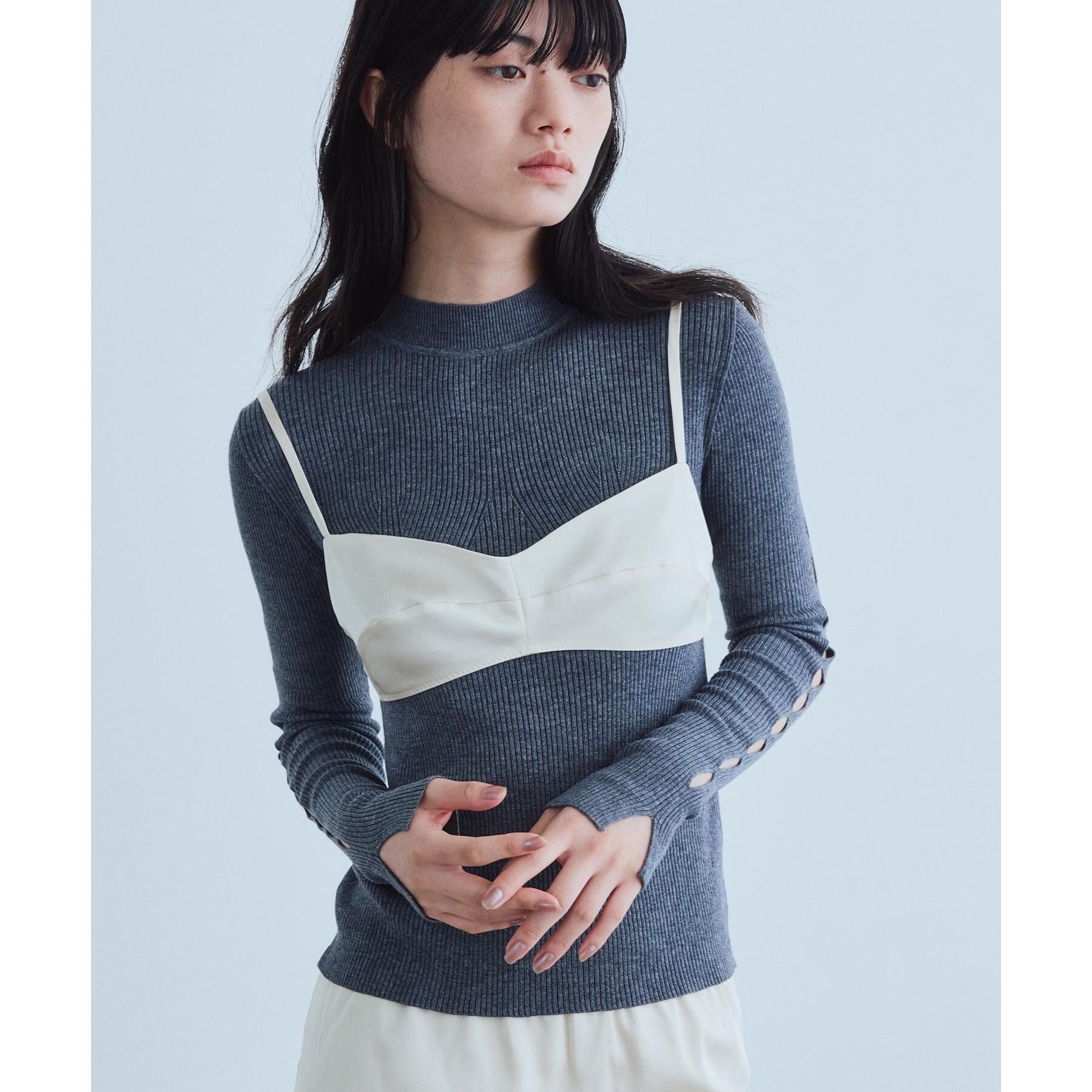 CODE A「UKI UKI＊CODE A｜satin bra」|キャミソール|